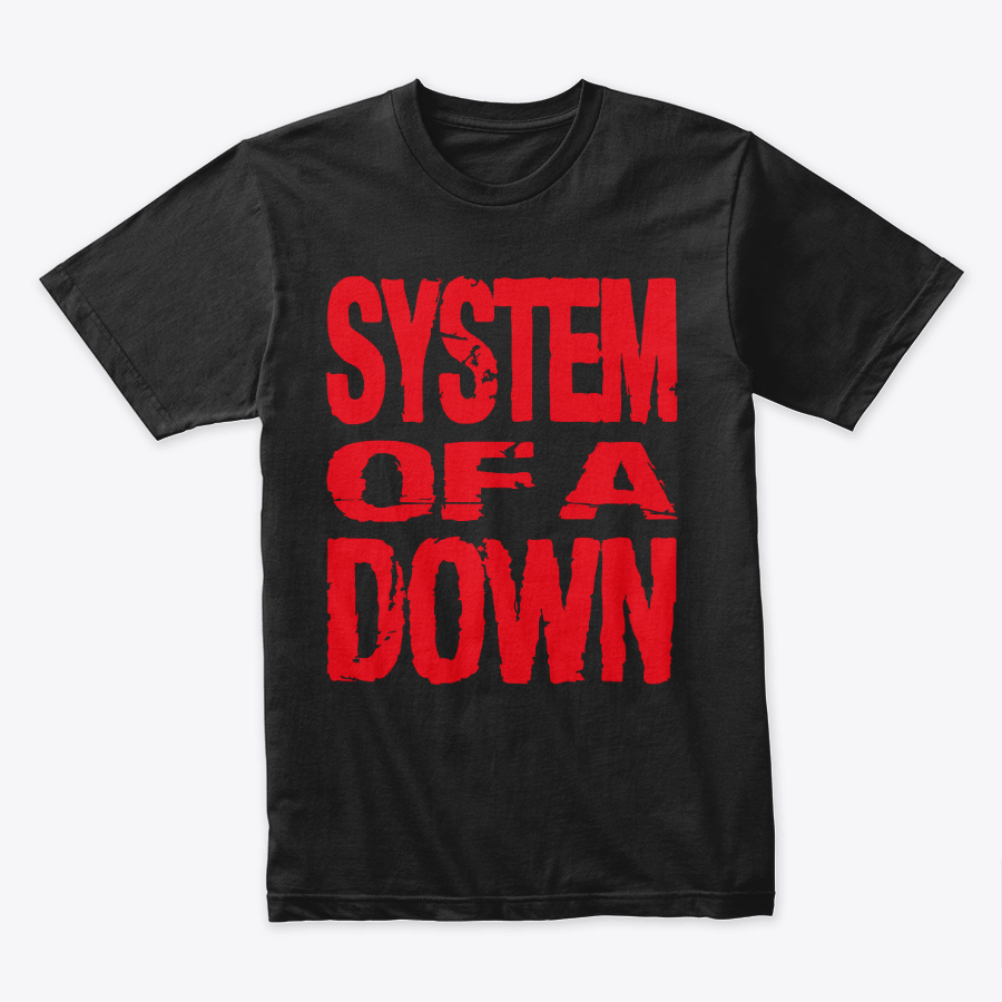 Camiseta Algodon System Of A Down Logo Red
