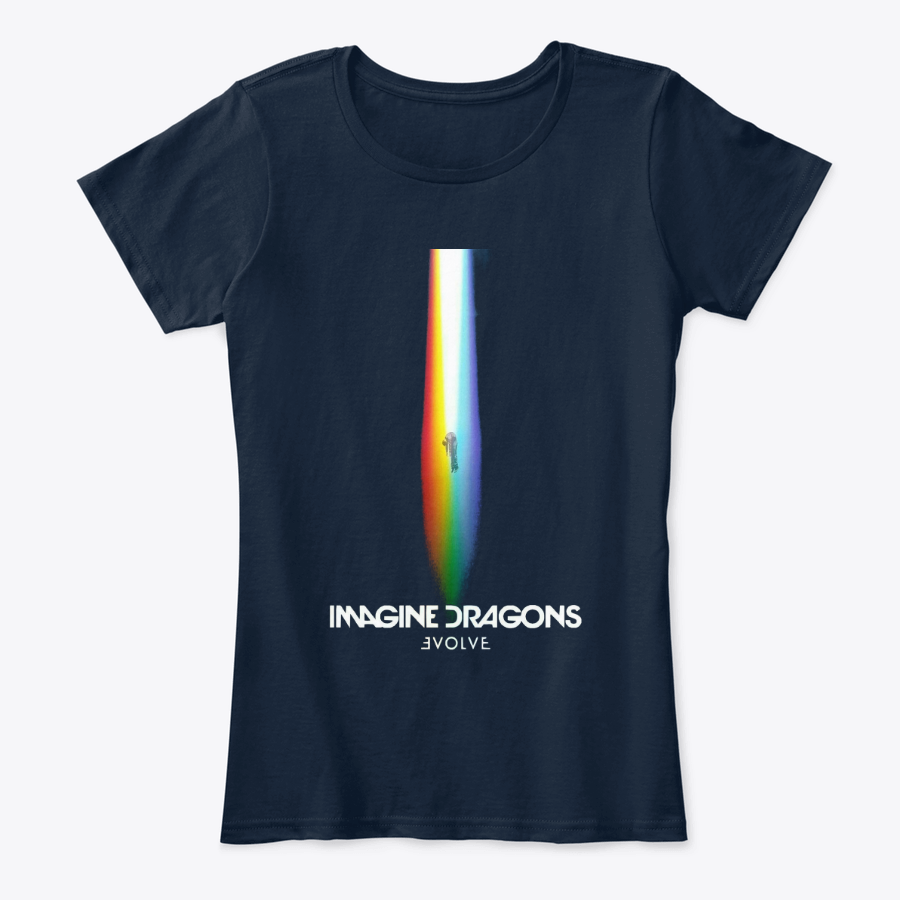Camiseta Algodon Imagine Dragons Album Belive Mujer