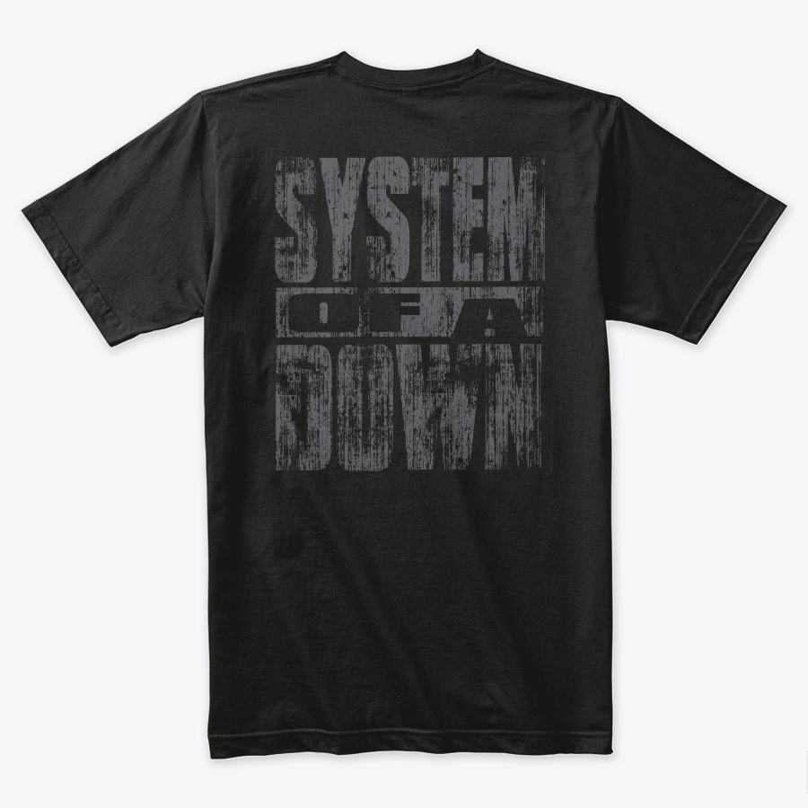 Camiseta Algodon Doble Estampado System Of A Down