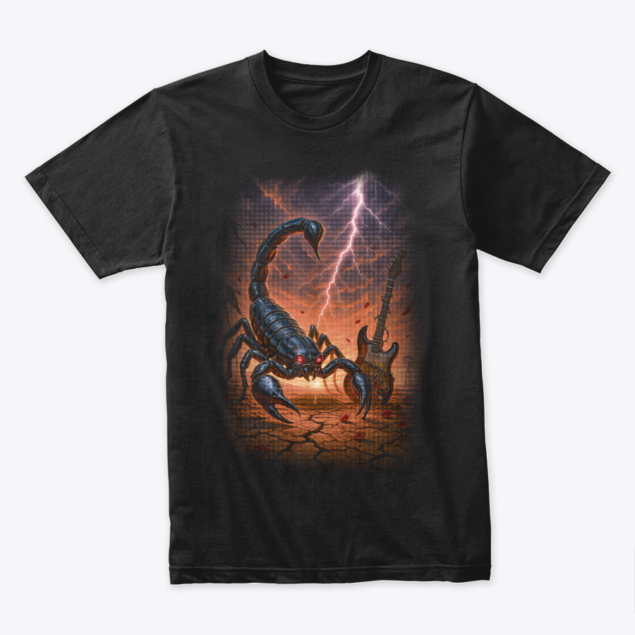 Camiseta Algodon Scorpions Art