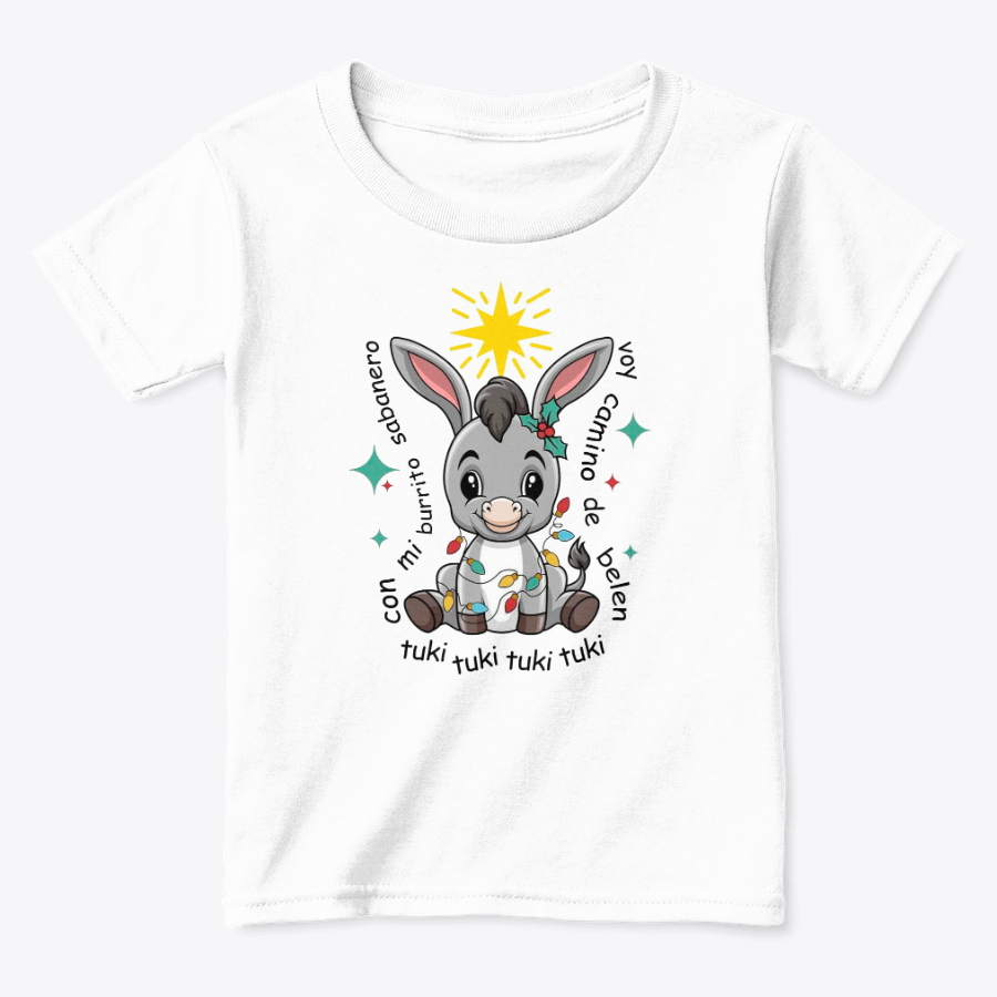 Camisetas Navideñas Familia Set de 3 Prendas Con mi burrito Sabanero