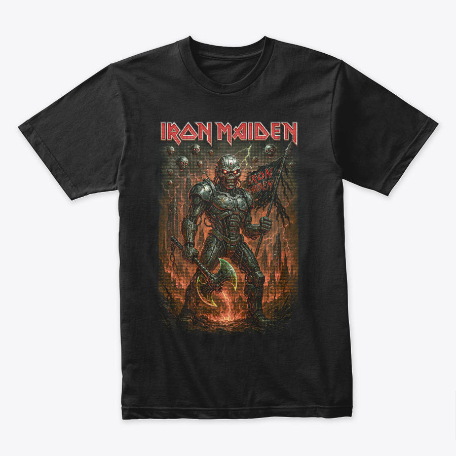 Camiseta Algodon Iron Maiden Guerrero