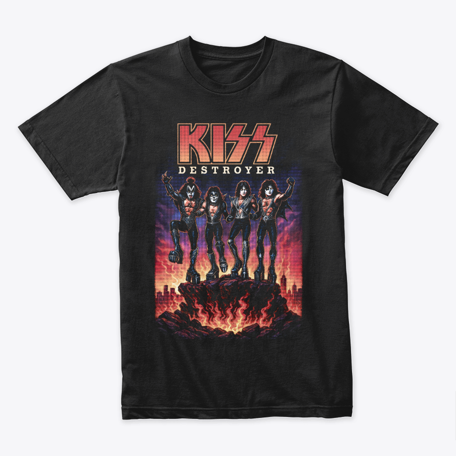 Camiseta Algodon Kiss Destroyer