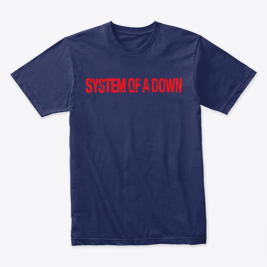 Camiseta Algodon System Of A Down Logo Rojo