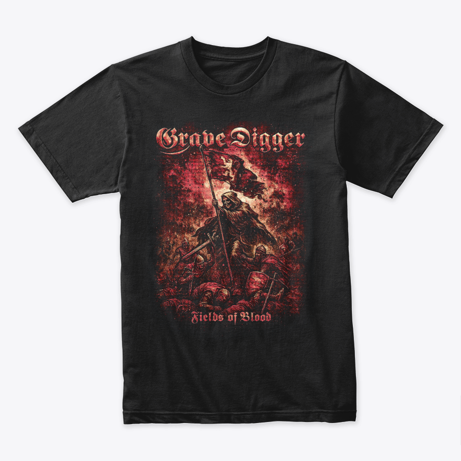 Camiseta Algodon Grave Digger Art