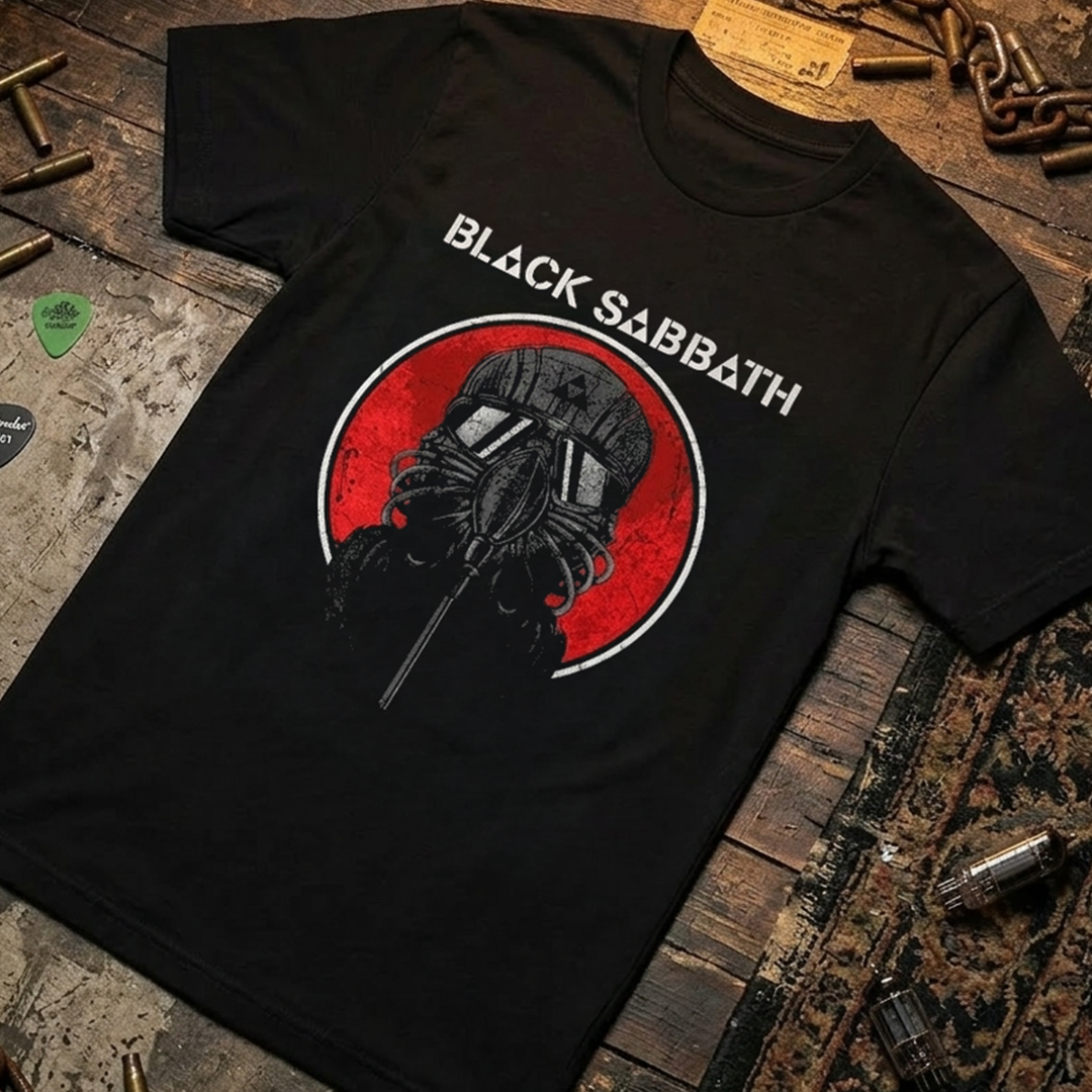 Camiseta Algodon Black Sabbath Face Style Art