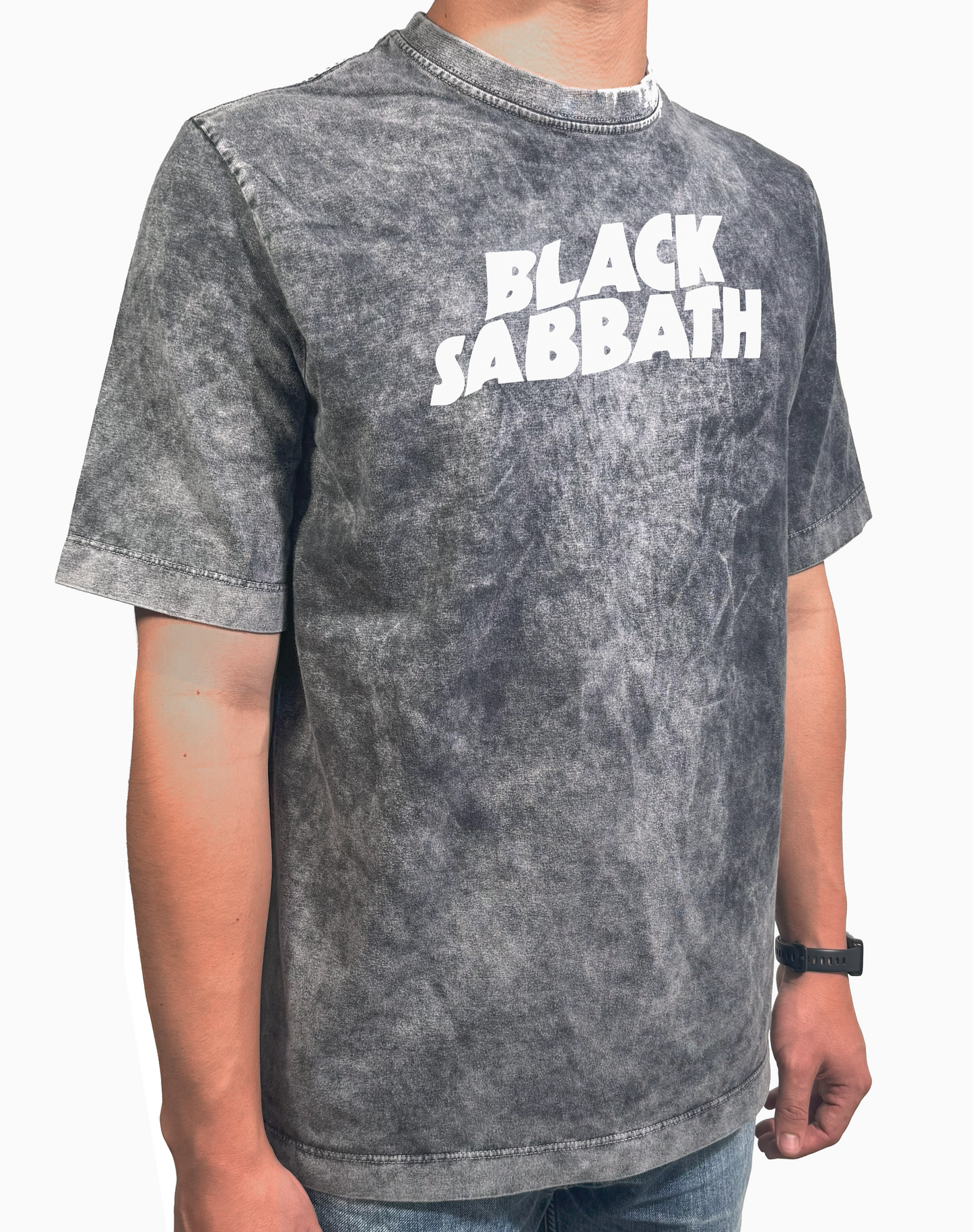 Camiseta Prelavada Algodon Black Sabbath Logo