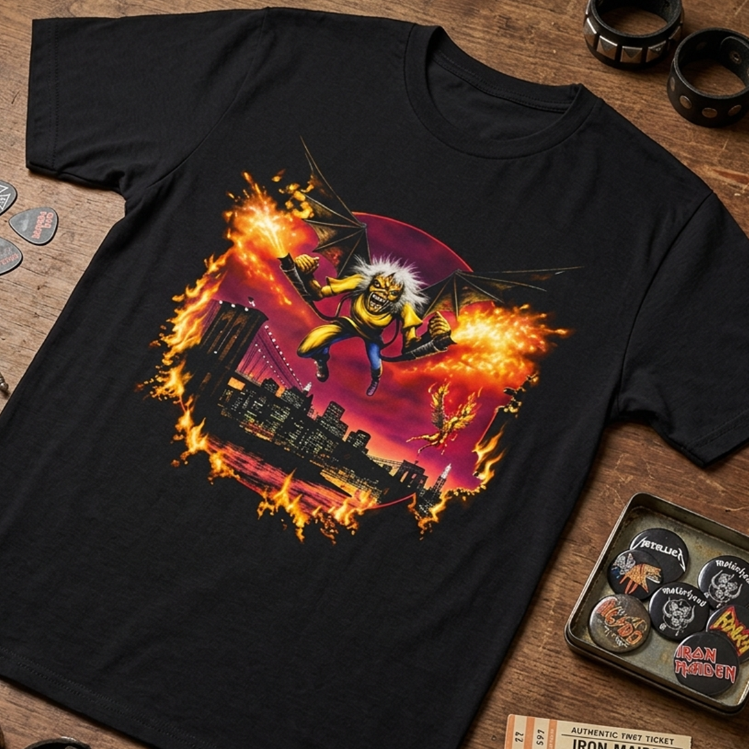 Camiseta Algodon Iron Maiden Full Art