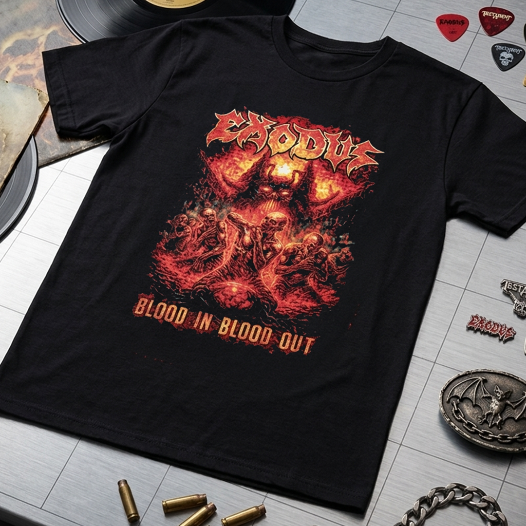 Camiseta Algodon Exodus Blood Is Blood