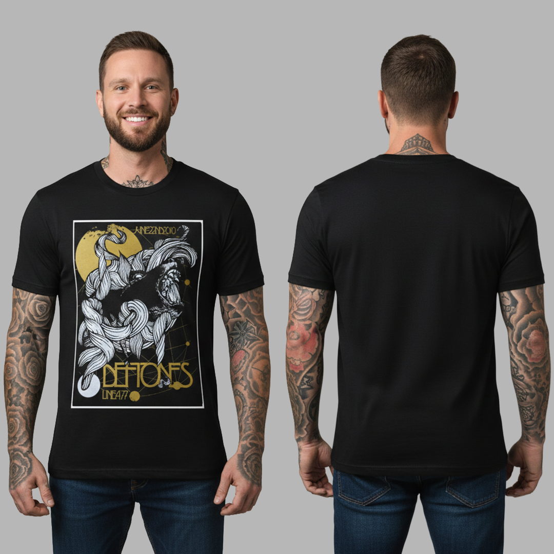Camiseta Algodón Deftones Linea 77