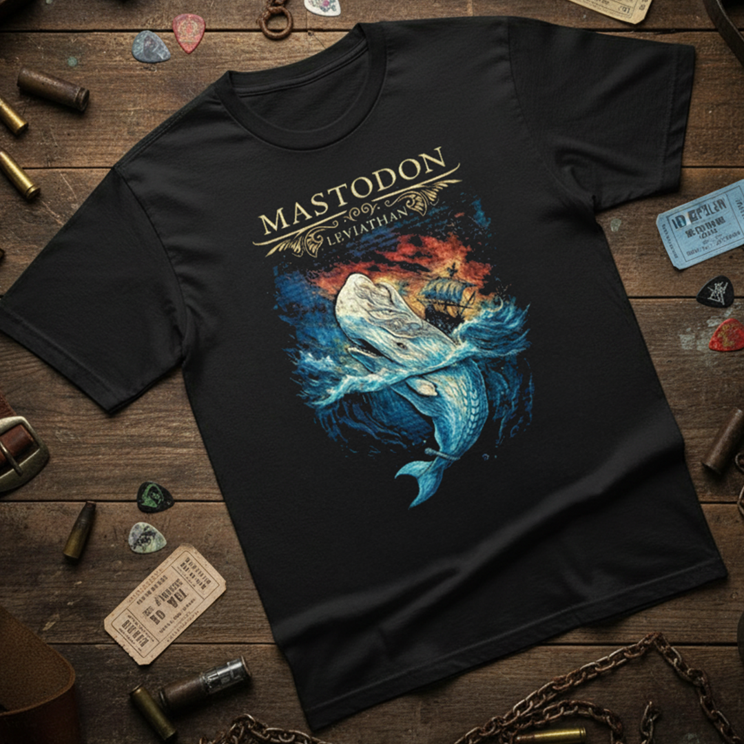 Camiseta Algodon Mastodon Leviathan