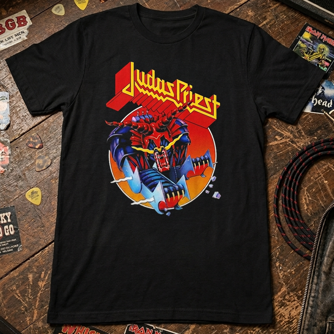 Camiseta Algodon Judas Priest Defenders Of The Faith
