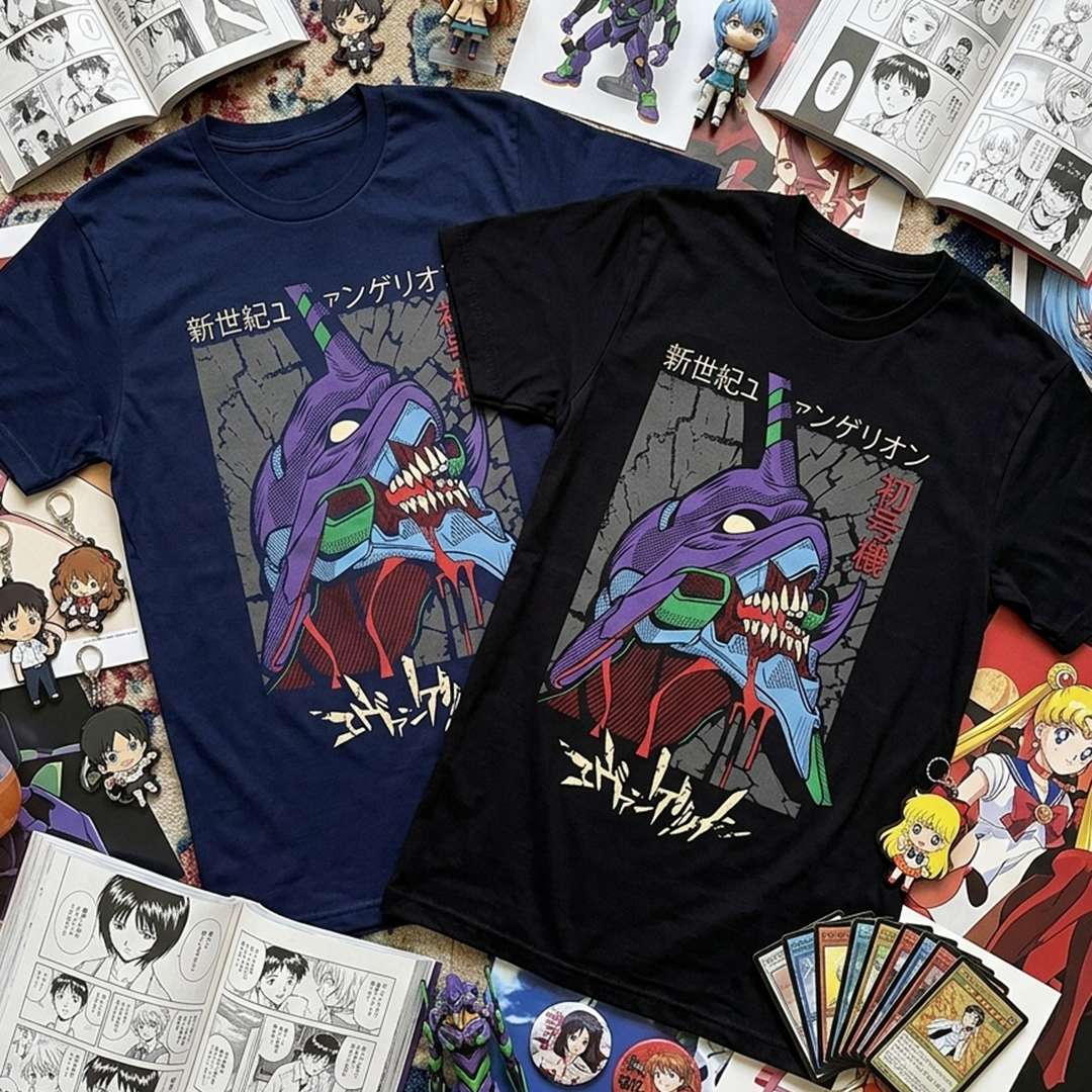 Camiseta Algodon Genesis Evangelion Poster