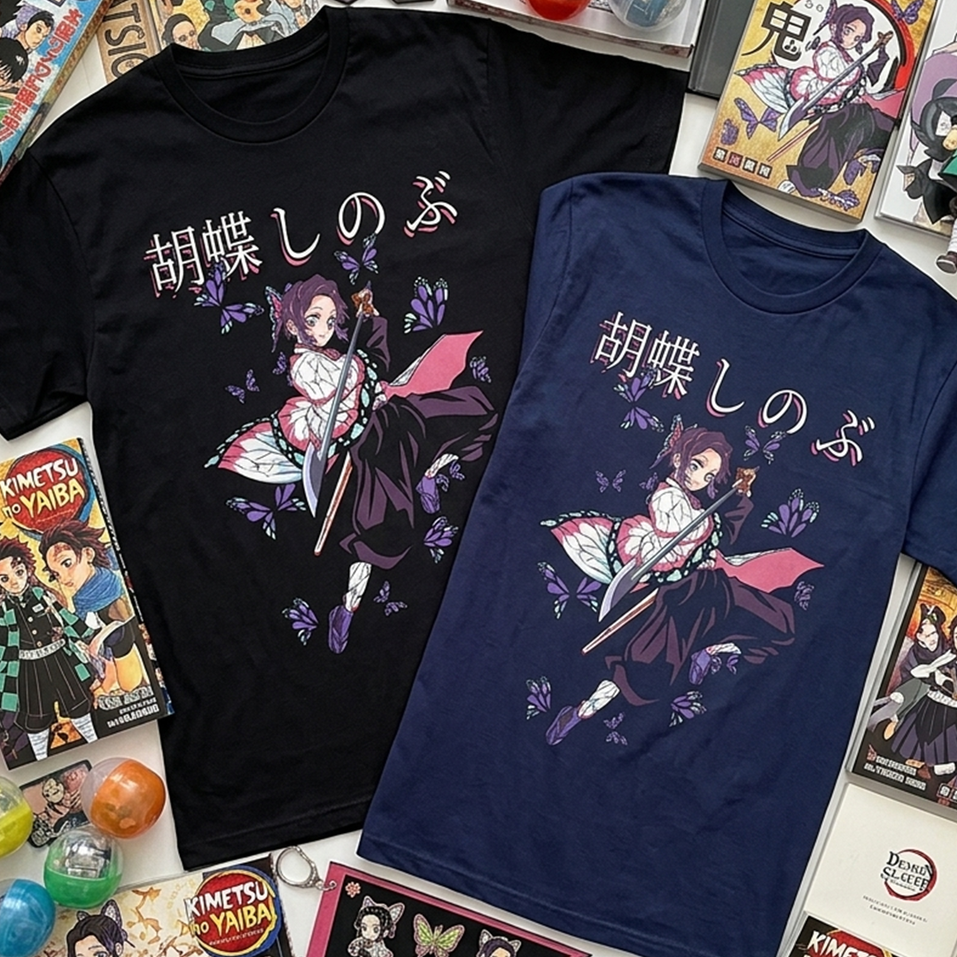 Camiseta Algodon Demon Slayer Shinobu Art