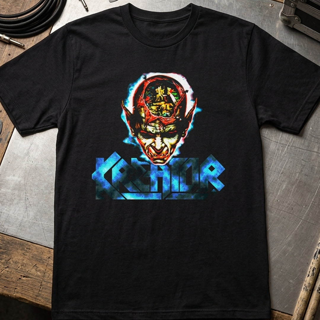 Camiseta Algodon Kreator Skull Style