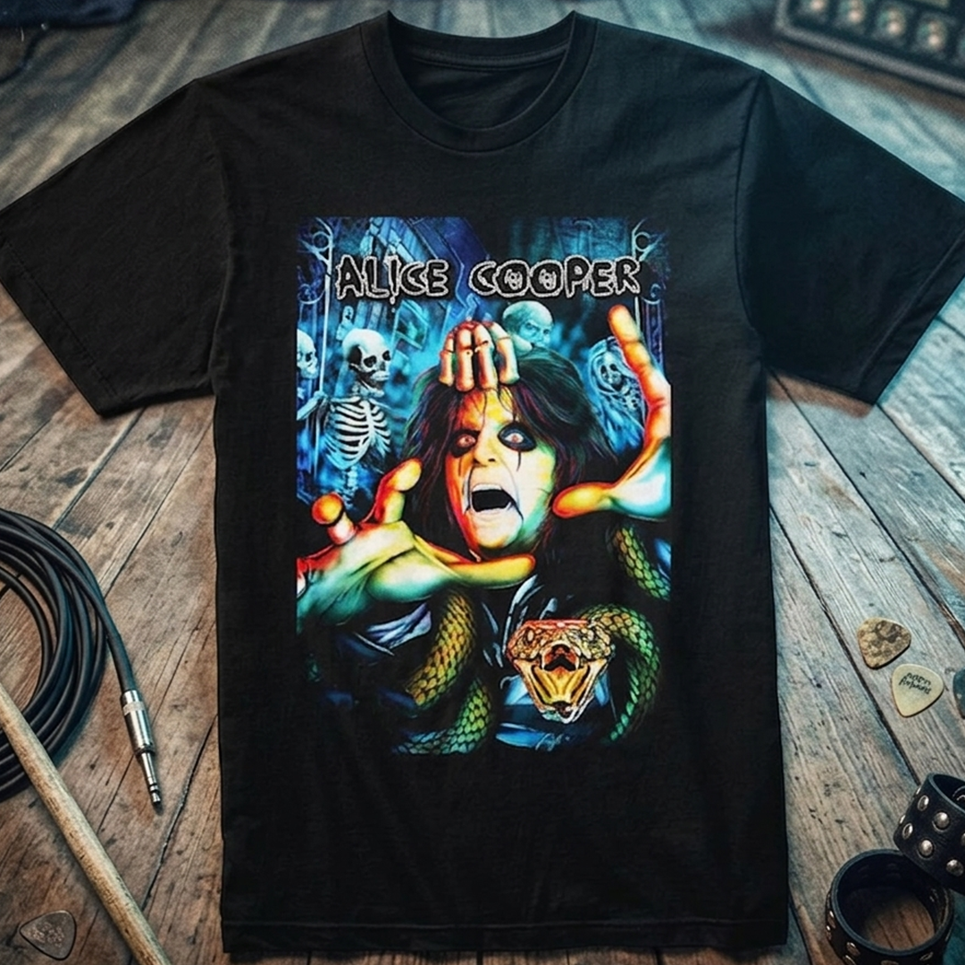 Camiseta Algodon Alice Cooper Style Poster