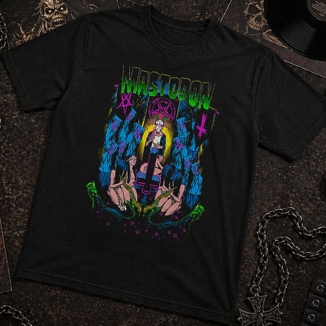 Camiseta Algodon Mastodon Unholy Ceremony