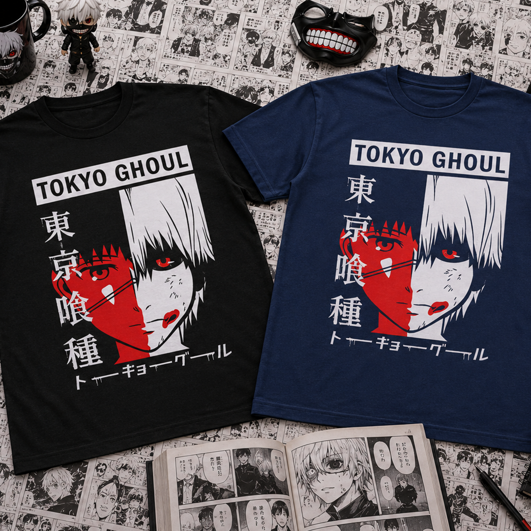 Camiseta Algodon Tokyo Ghoul Face
