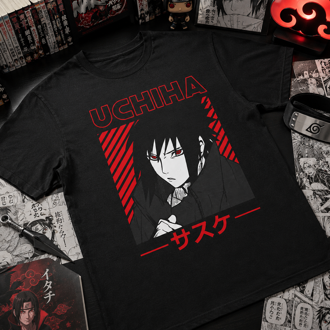 Camiseta Algodon Sasuke Uchiha Poster