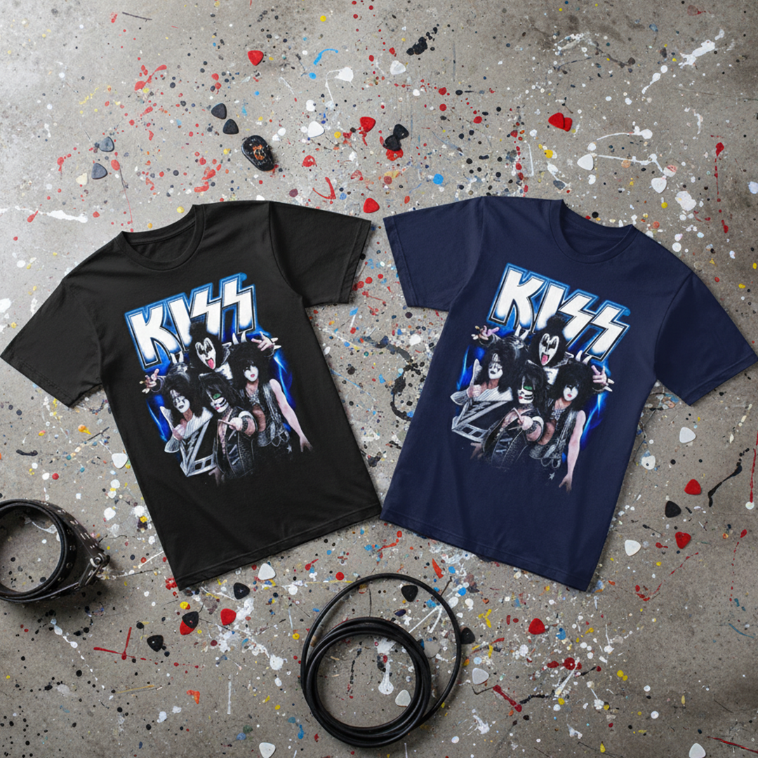 Camiseta Algodon Kiss Poster