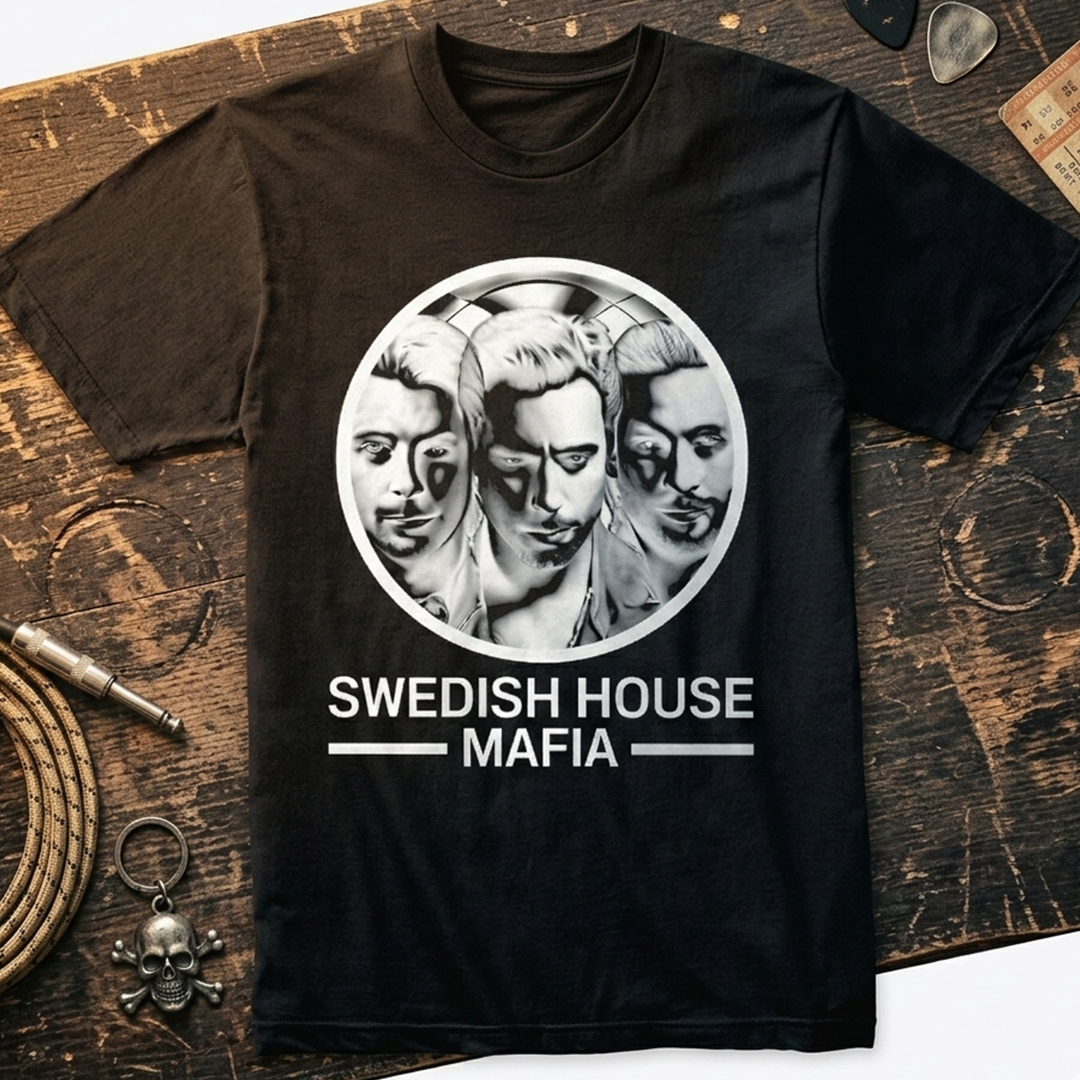 Camiseta Algodon Swedish House Mafia Faces