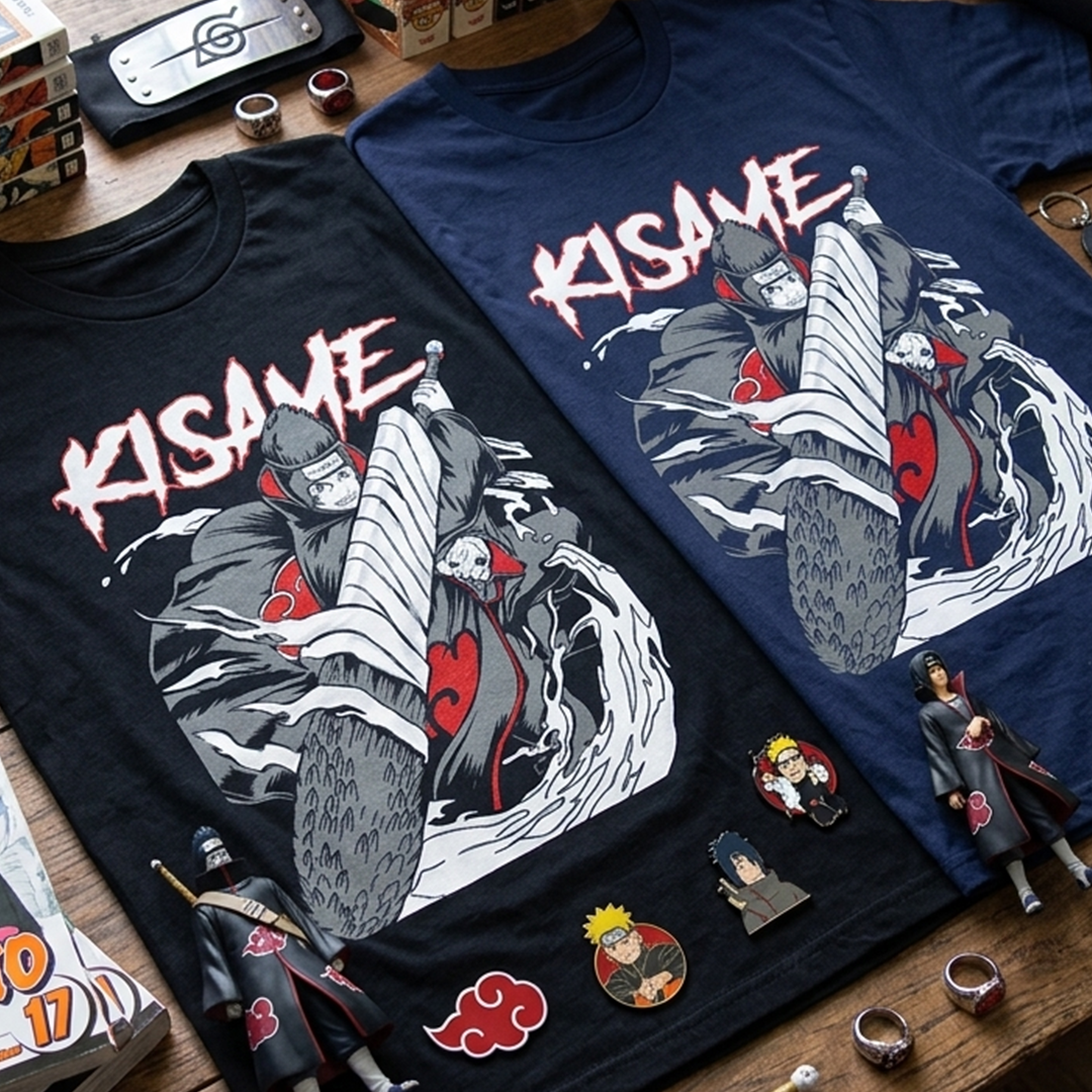 Camiseta Algodon Kisame Akatsuki Poster