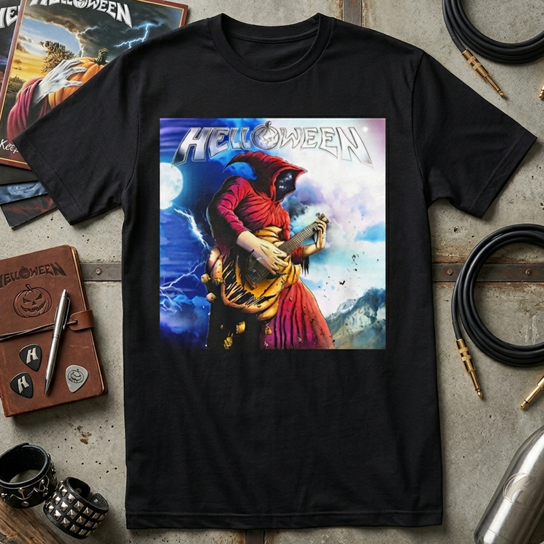 Camiseta Algodon Helloween Cover Poster