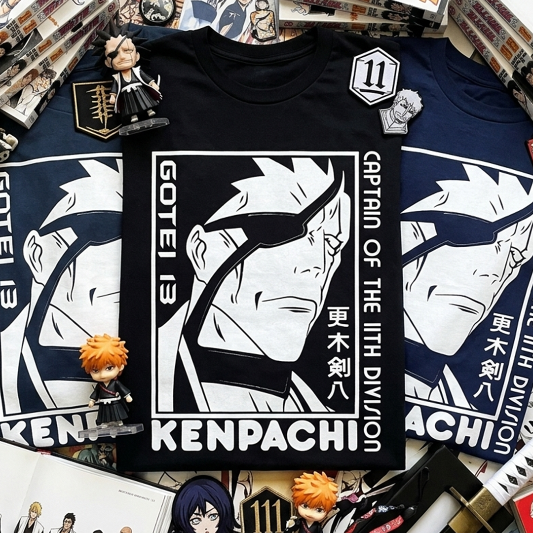 Camiseta Algodon Zaraki Kenpachi