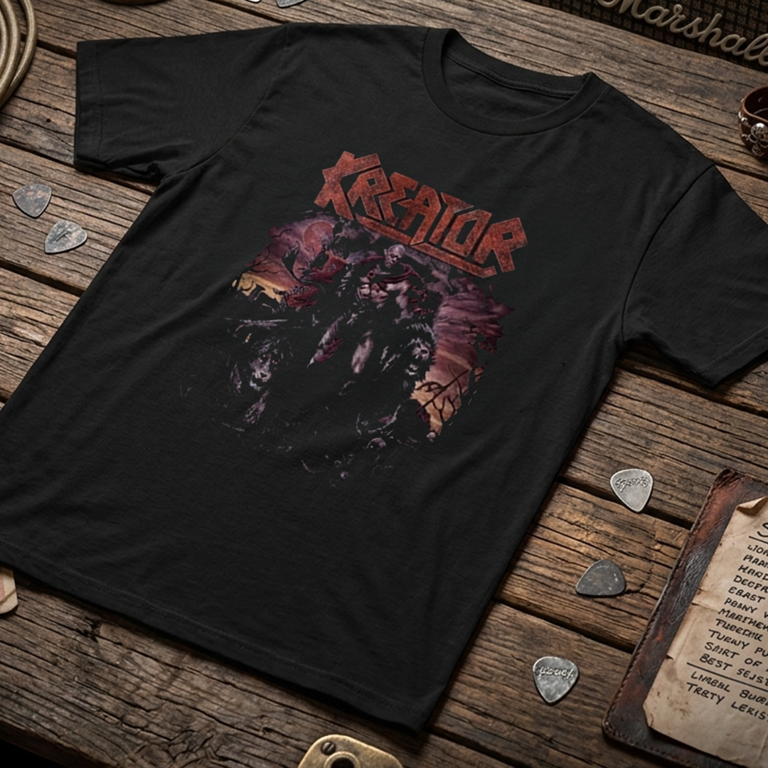 Camiseta Algodon Kreator God Kingdom