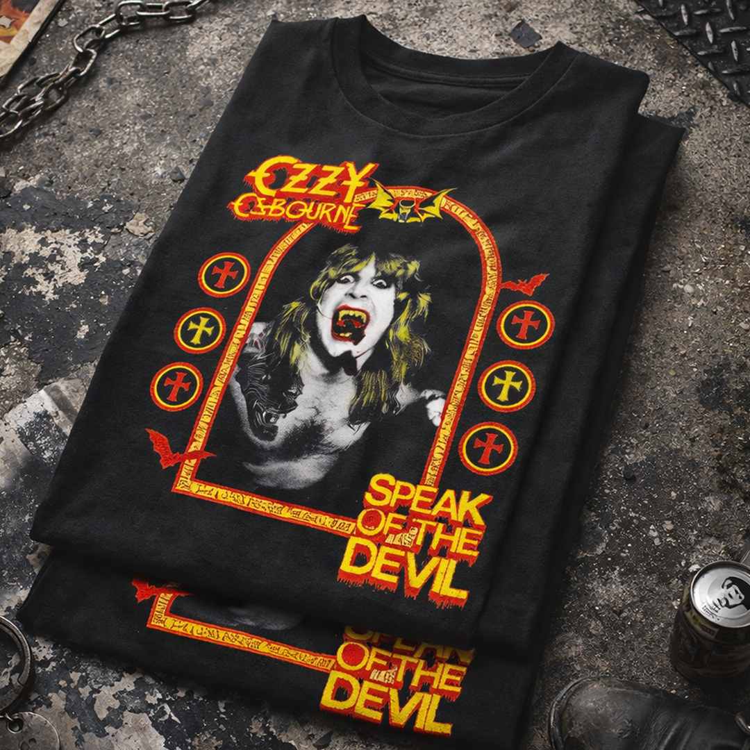 Camiseta Algodon Ozzy Osbourne Speak Of The Devil