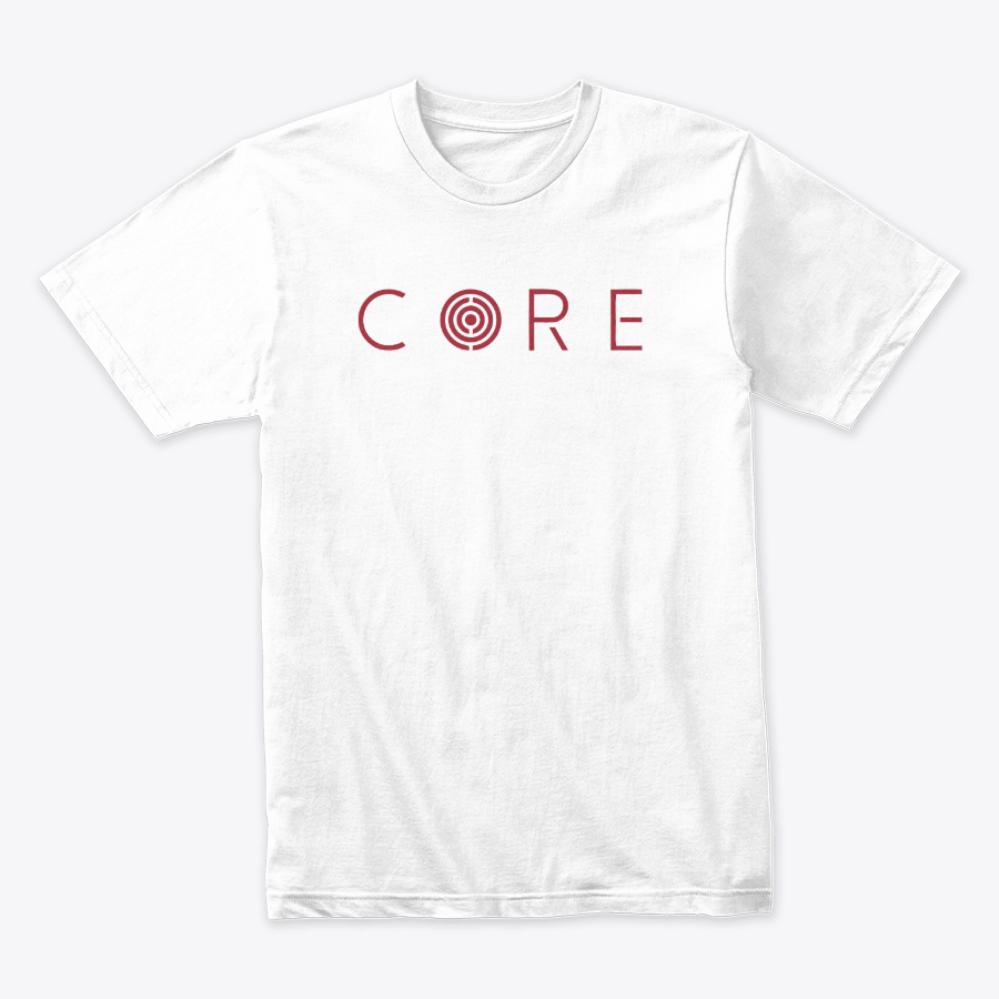 Camiseta Algodón Core Faces Art Rojo