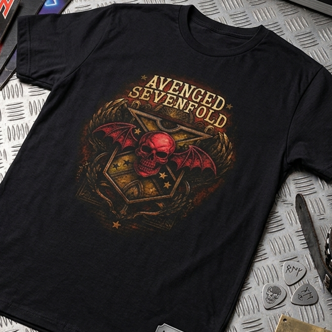 Camiseta Algodon Avenged Sevenfold Logo