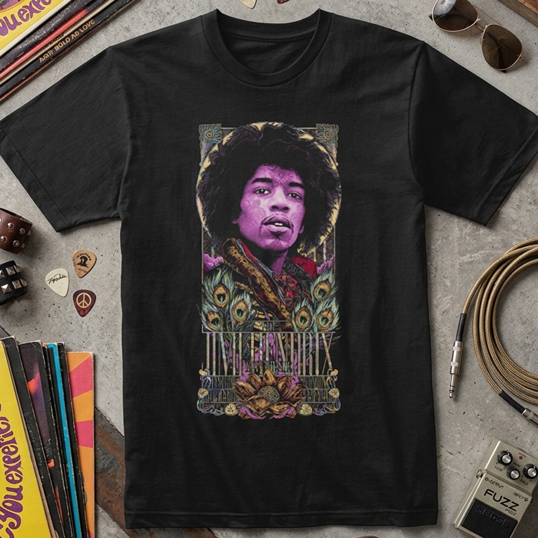Camiseta Algodon Jimmy Hendrix Style Art