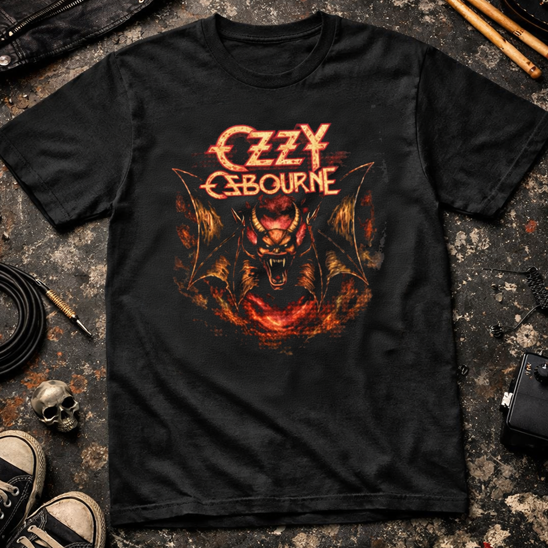Camiseta Algodon Ozzy Osbourne Art