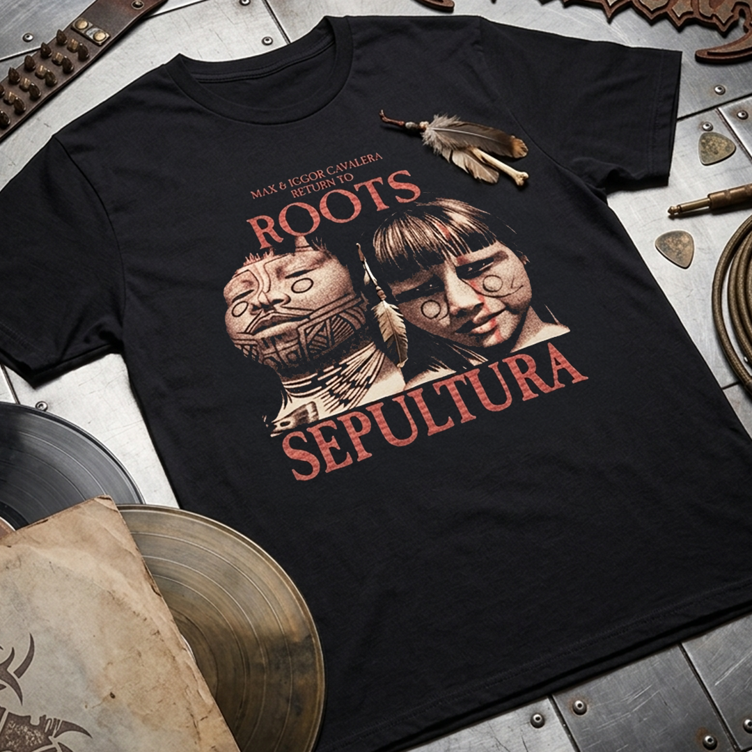 Camiseta Algodon Sepultura Roots 2