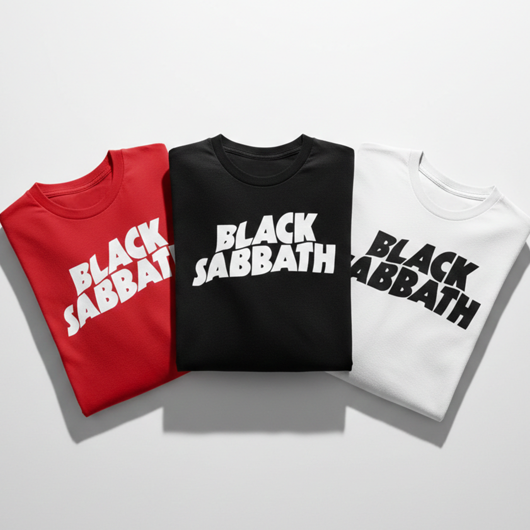 Camiseta Algodon Black Sabbath Rock band