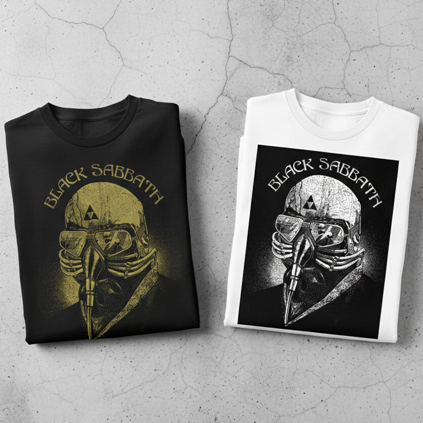 Camiseta Algodon Black Sabbath Rock Style Mujer