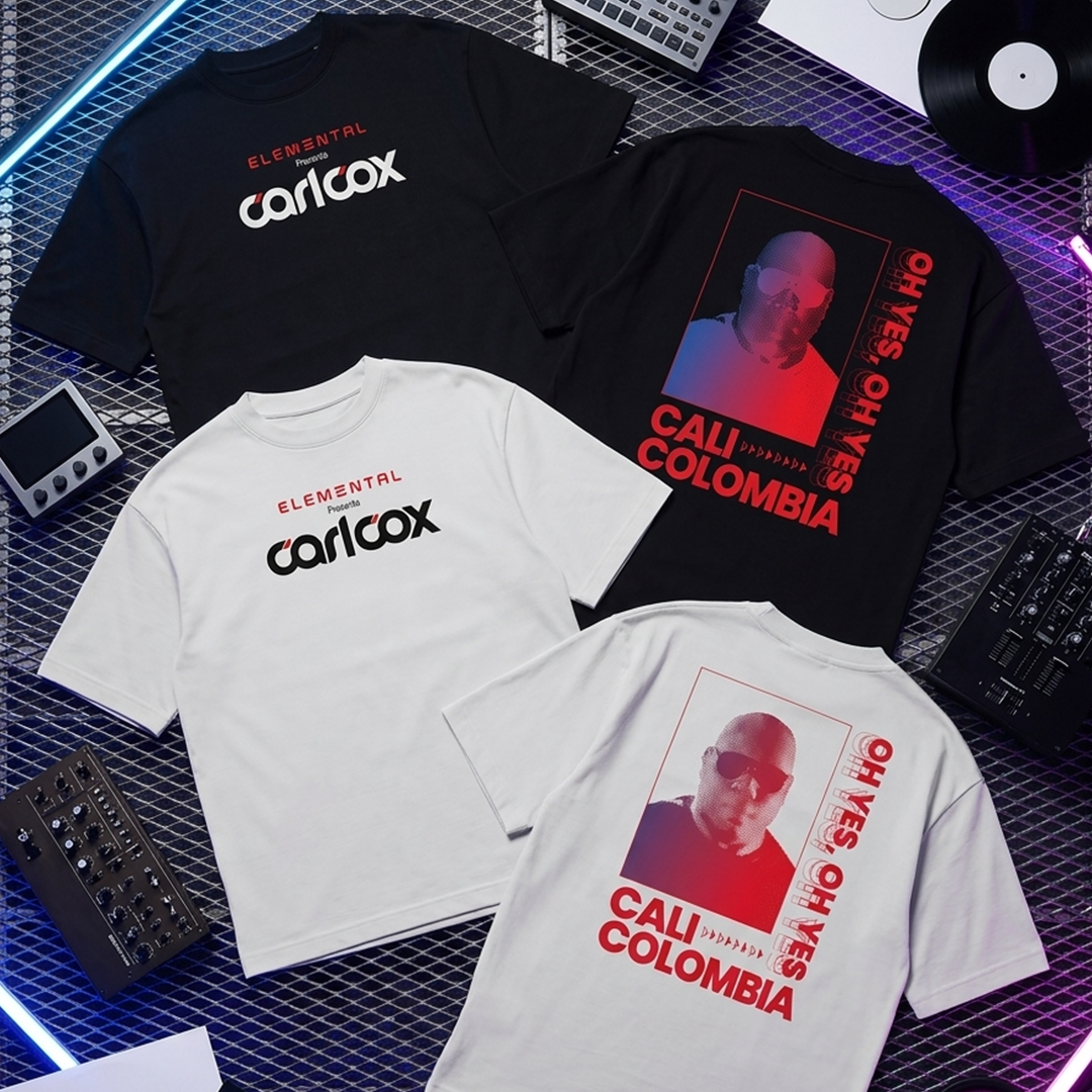 Camiseta Oversize Carl Cox Face 4
