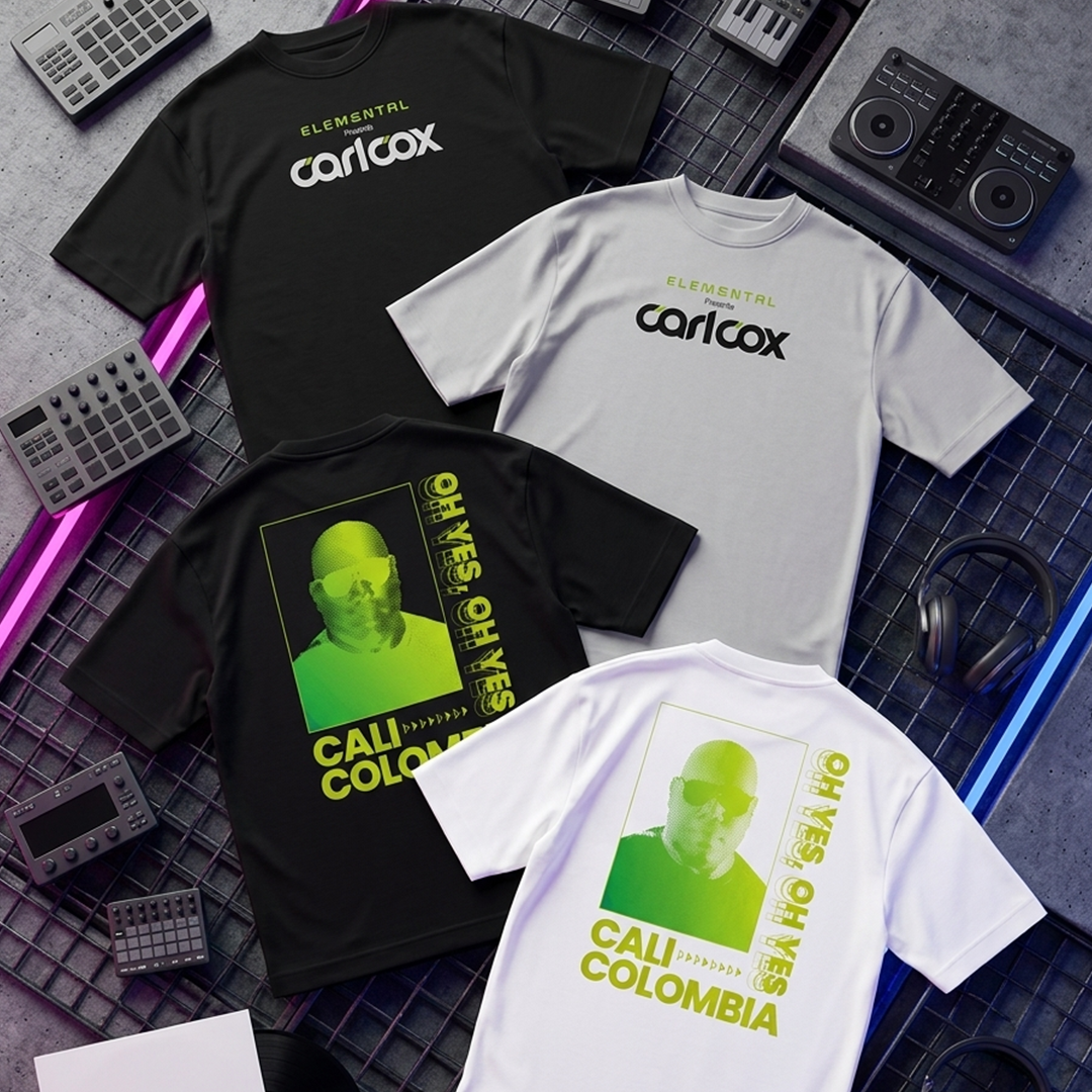 Camiseta Oversize Carl Cox Face 6