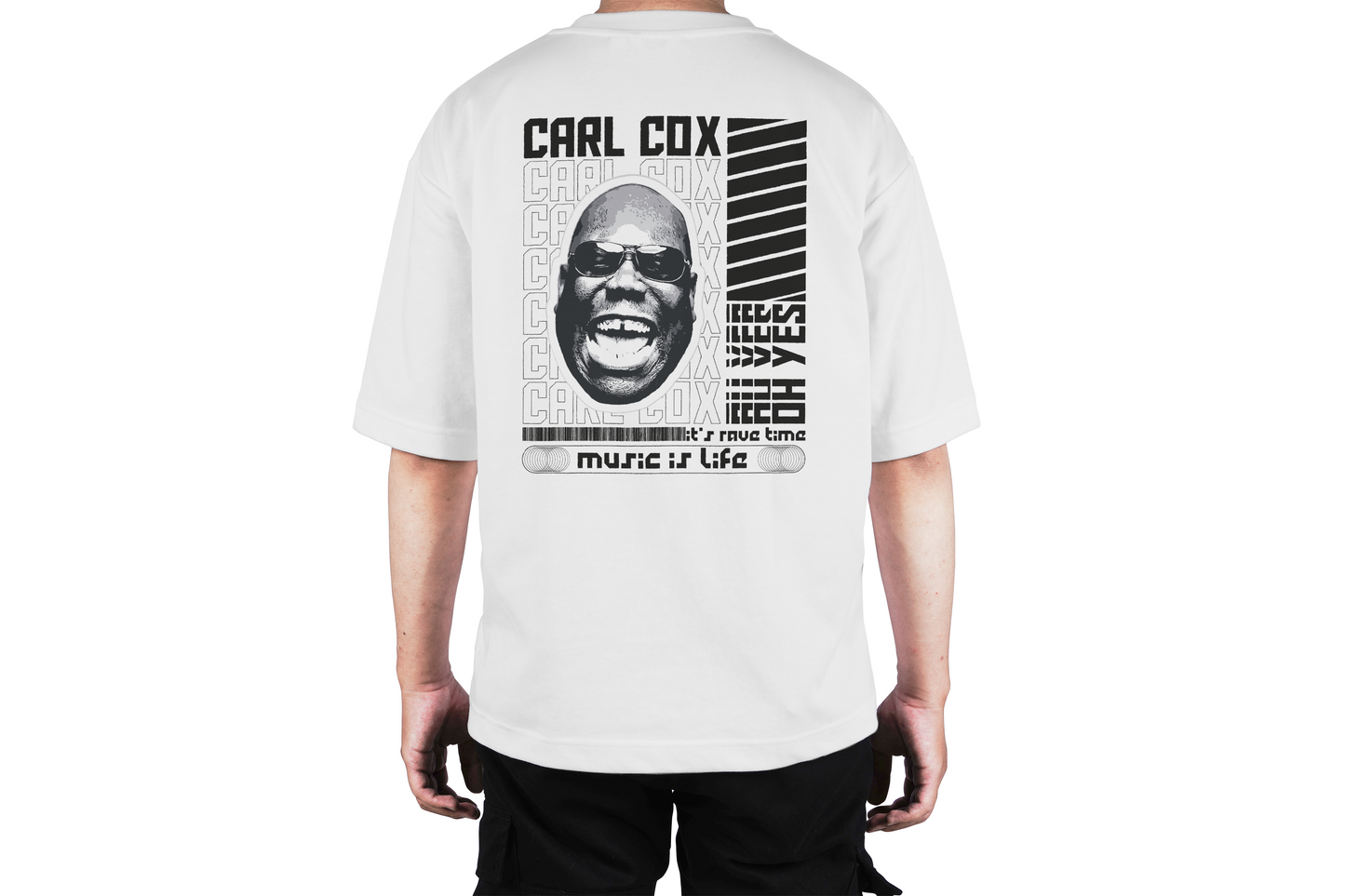 Camiseta Oversize Carl Cox Art