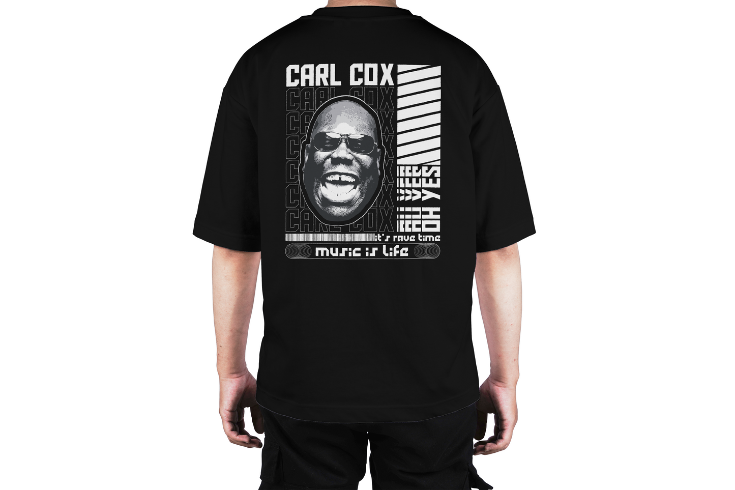 Camiseta Oversize Carl Cox Art