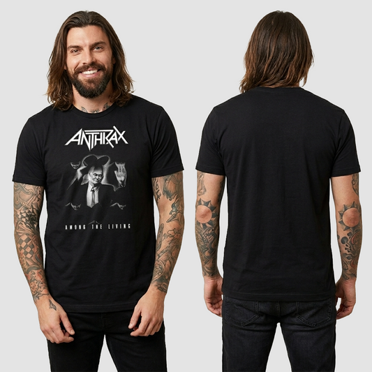 Camiseta Algodon Anthrax Among the living