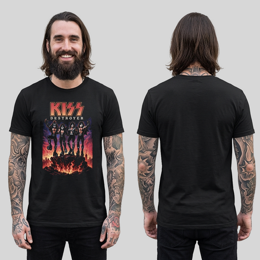 Camiseta Algodon Kiss Destroyer