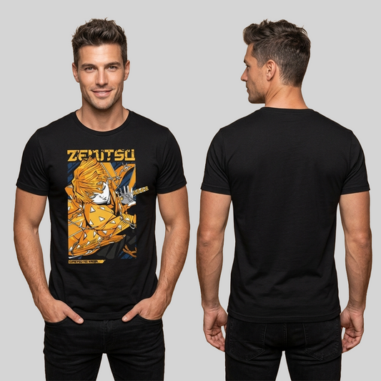 Camiseta Algodon Zenitsu Poster