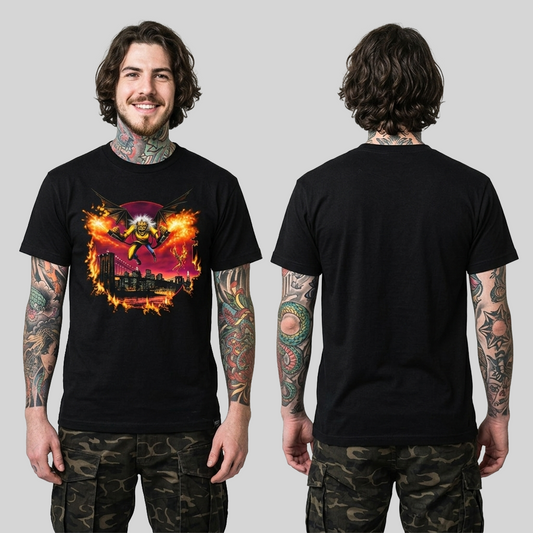 Camiseta Algodon Iron Maiden Full Art