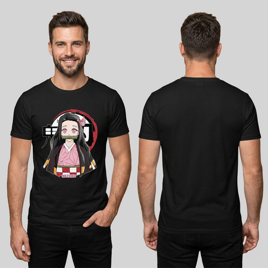 Camiseta Algodon Nezuko Logo Art