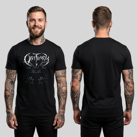 Camiseta Algodón Obituary Faces