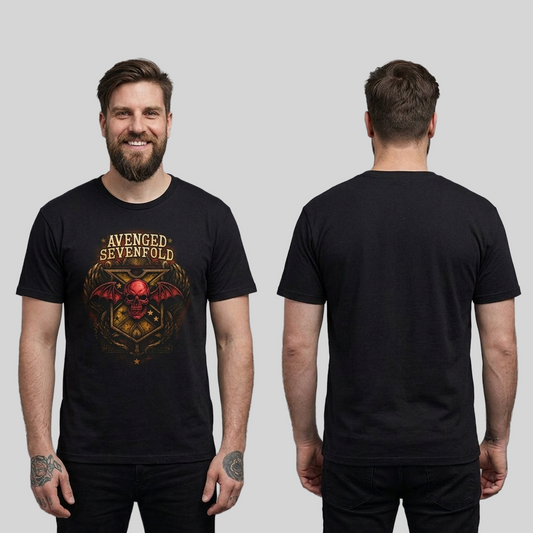 Camiseta Algodon Avenged Sevenfold Logo