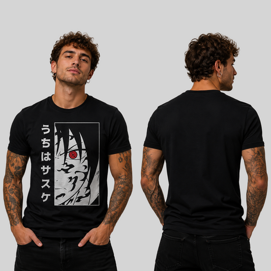 Camiseta Algodon Sasuke Sello Maldito Art