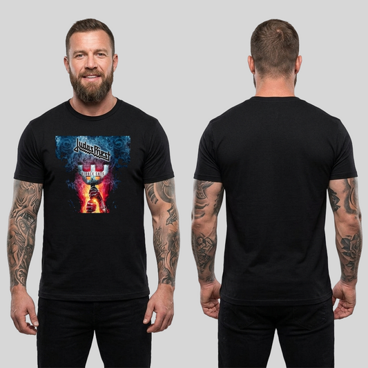 Camiseta Algodon Judas Priest Single Cuts Poster